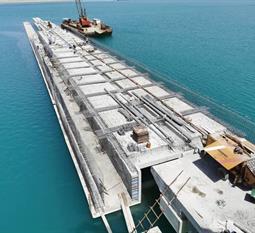 احداث اسکله بندر جاسک